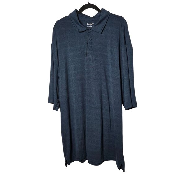 Algo Men's Navy Polo Shirt - Picture 1 of 9